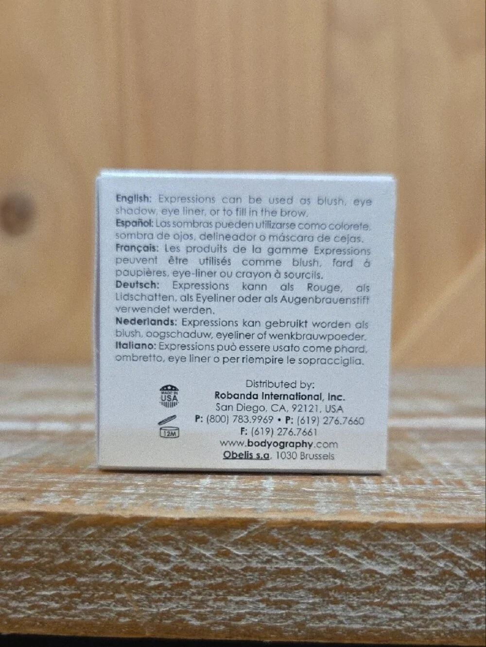 NIP Bodyography Expression Pigment Rich Pressed Shadow Blendable Color | Twinkle